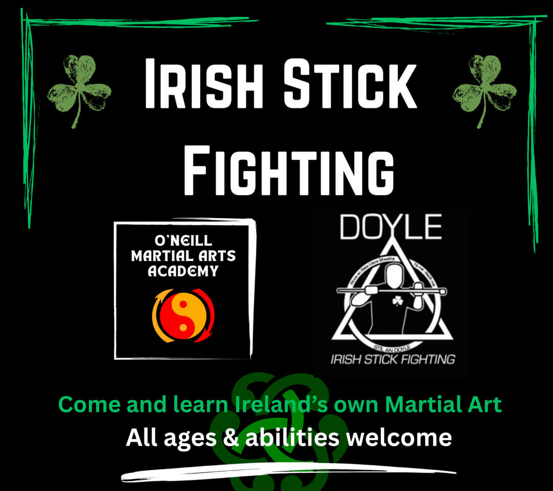 Irish stick fighting poster